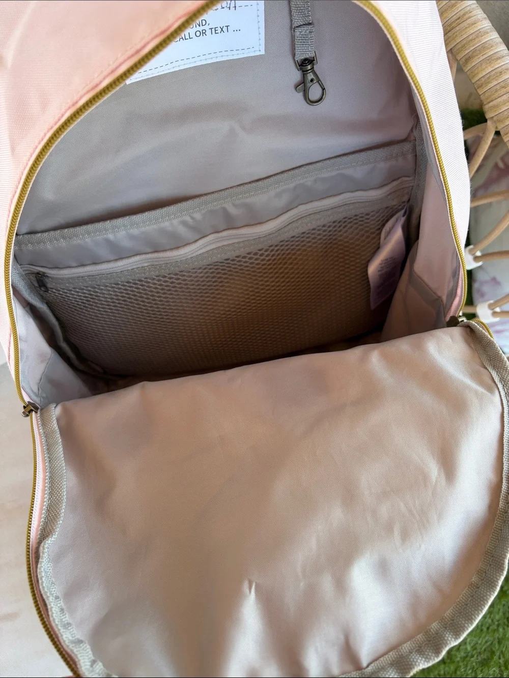 Pottery Barn Pink Kids Backpack and Lunch Bag Set -